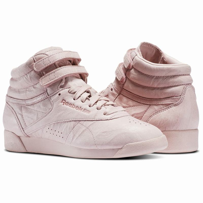 Reebok Freestyle Hi Fbt Tenisky Damske - Ruzove LR9850GY